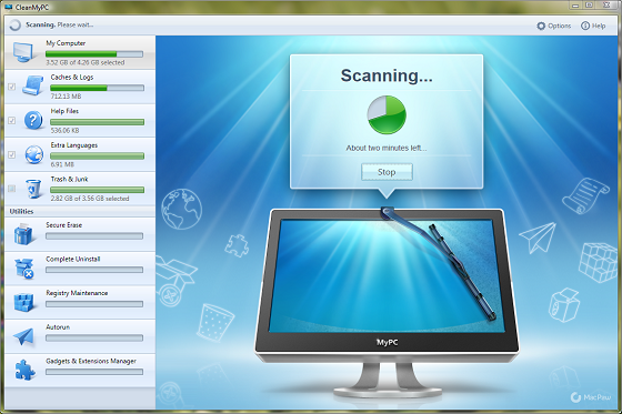 CleanMyPC_Scanning