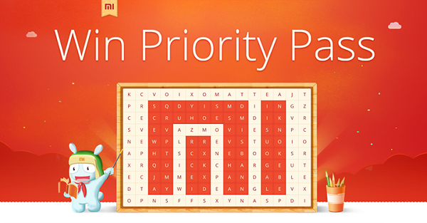 Xiaomi Puzzle Game Priority Passes