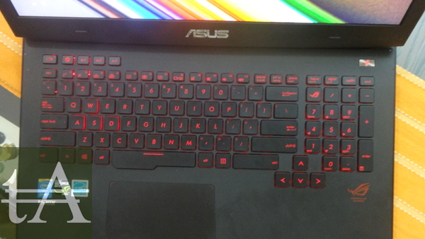 Asus ROG G751 Keyboard