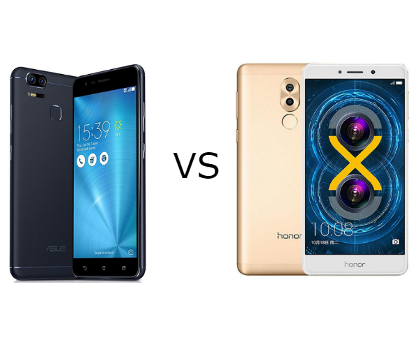 asus zenfone 3 zoom vs huawei honor 8