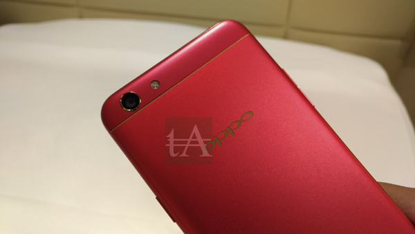 Oppo F3 Diwali Limited Red Edition Back