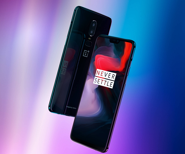 OnePlus 6 Mirror Black Front Back